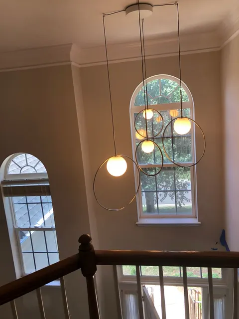 Chandelier & lighting install